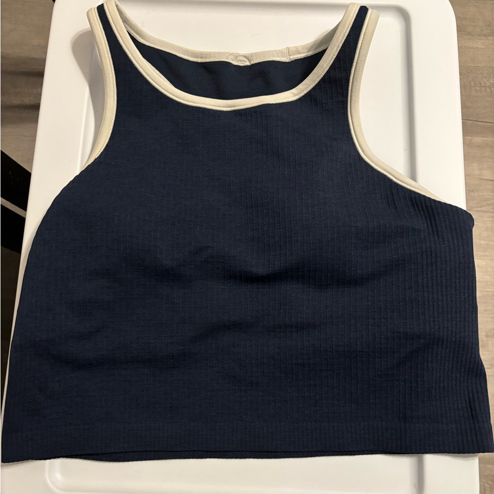 Lululemon Ebb To Street Cropped Racerback Tank | Contrast